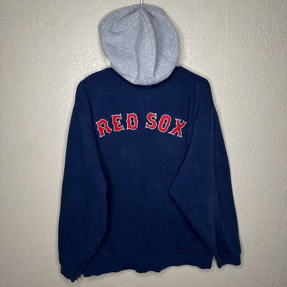 Y2K Nike Boston Red Sox Full Zip Hoodie Large - Picture 4 of 6